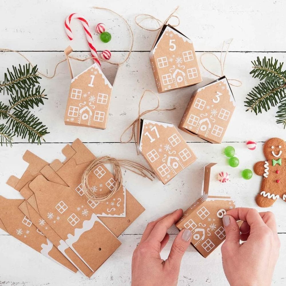 Gingerbread Advent Boxes - Picture 2 of 8